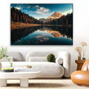 Quadro Stampa su Tela Lago Antorno, Dolomiti - CupidoDesign