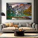 Quadro Stampa su Tela Lago di Braies - CupidoDesign
