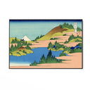 Quadro Stampa su Tela Lago di Hakone nella provincia di Segami, Katsushika Hokusai - CupidoDesign