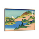 Quadro Stampa su Tela Lago di Hakone nella provincia di Segami, Katsushika Hokusai - CupidoDesign