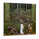 Quadro Stampa su Tela La principessa e i troll, John Bauer - CupidoDesign