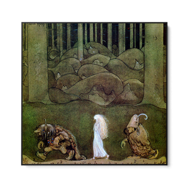 Quadro Stampa su Tela La principessa e i troll, John Bauer - CupidoDesign