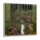 Quadro Stampa su Tela La principessa e i troll, John Bauer - CupidoDesign