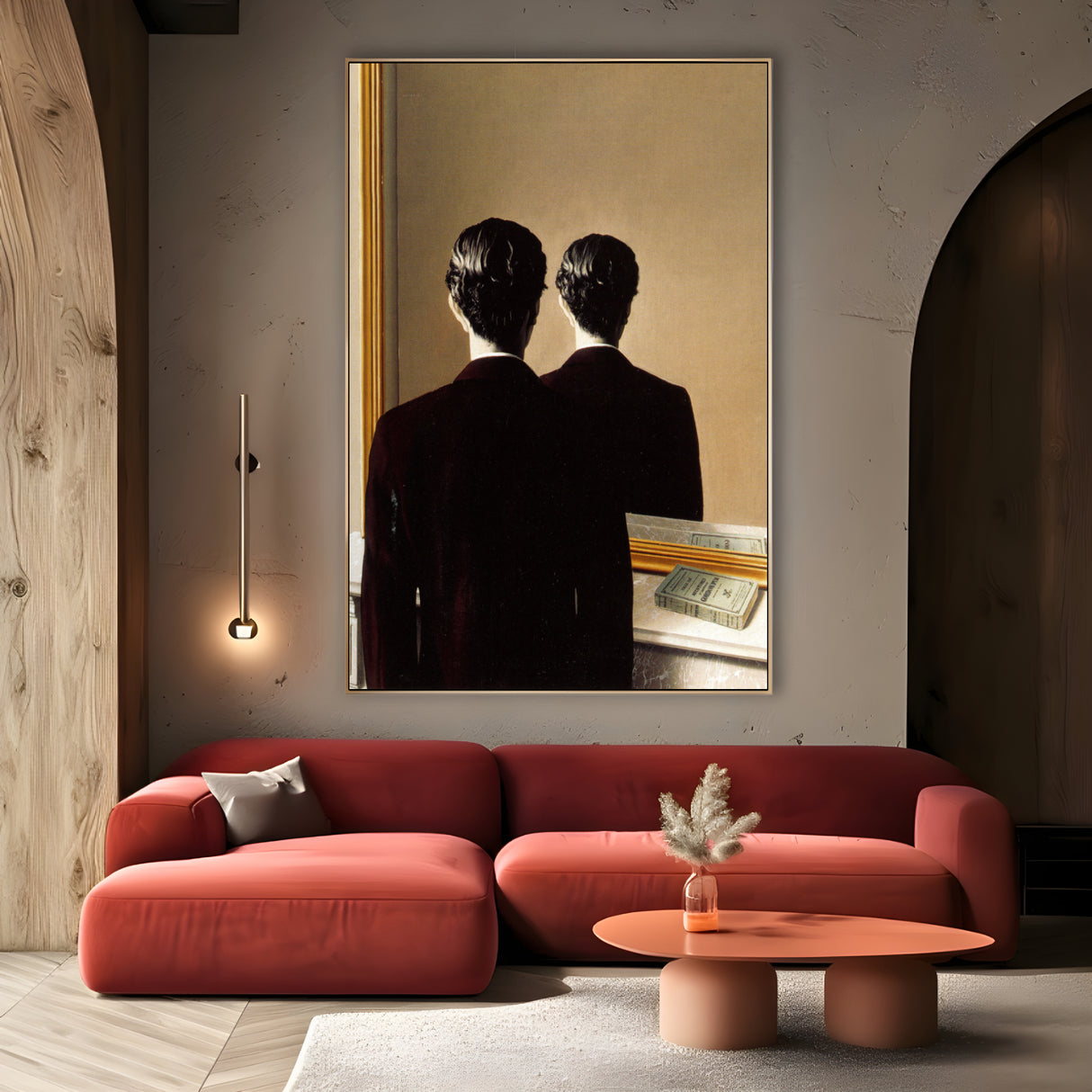 Quadro Stampa su Tela La riproduzione vietata, René Magritte - CupidoDesign
