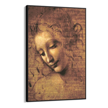 Quadro Stampa su Tela La Scapigliata, Leonardo da Vinci - CupidoDesign