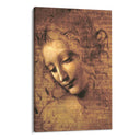 Quadro Stampa su Tela La Scapigliata, Leonardo da Vinci - CupidoDesign