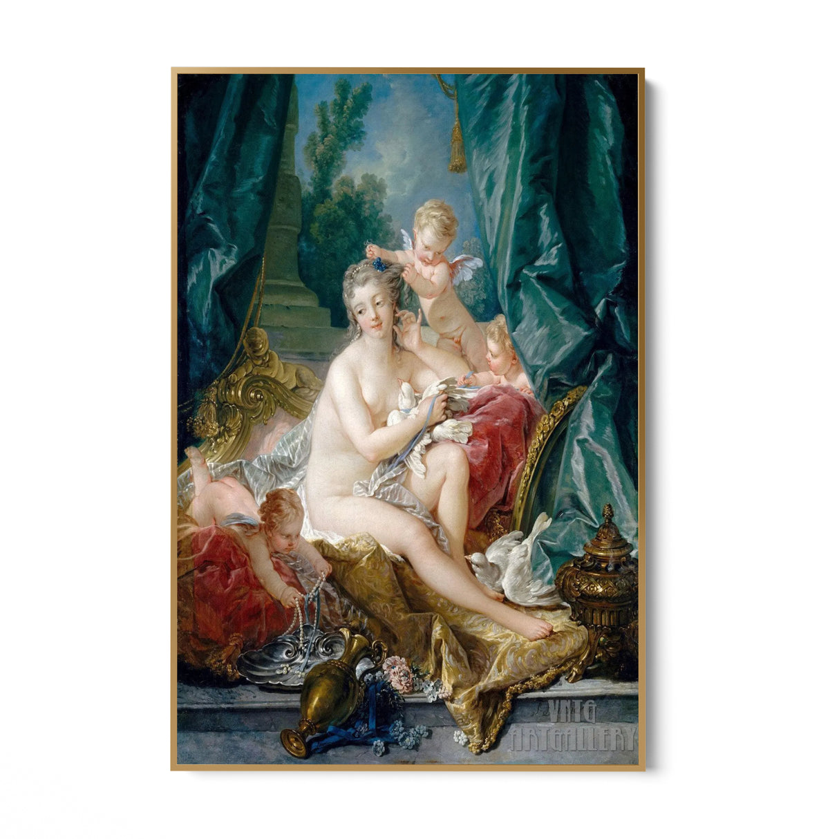Quadro Stampa su Tela La toletta di Venere, François Boucher - CupidoDesign