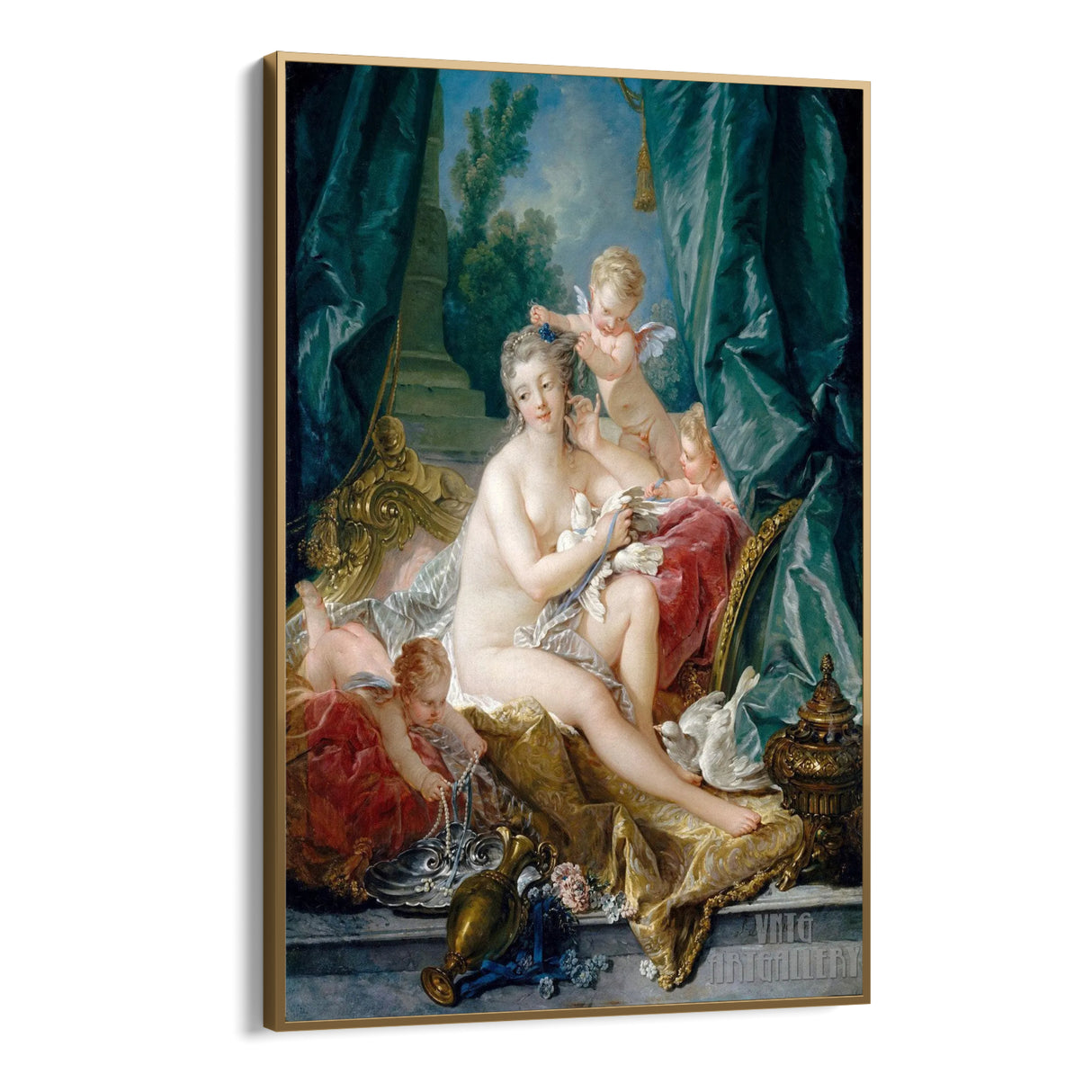 Quadro Stampa su Tela La toletta di Venere, François Boucher - CupidoDesign