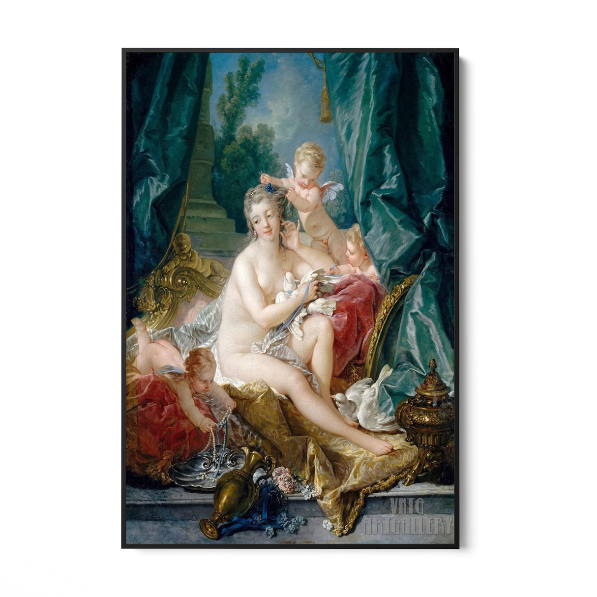 Quadro Stampa su Tela La toletta di Venere, François Boucher - CupidoDesign