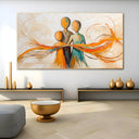 Quadro Stampa su Tela Legame Caldo - CupidoDesign