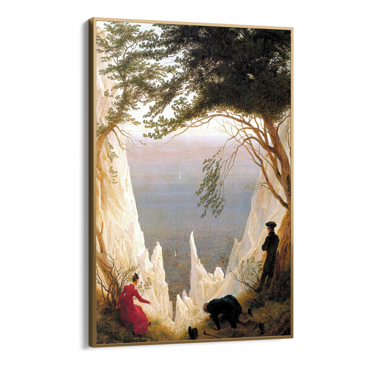 Quadro Stampa su Tela Le scogliere di Rügen, Caspar David Friedrich - CupidoDesign