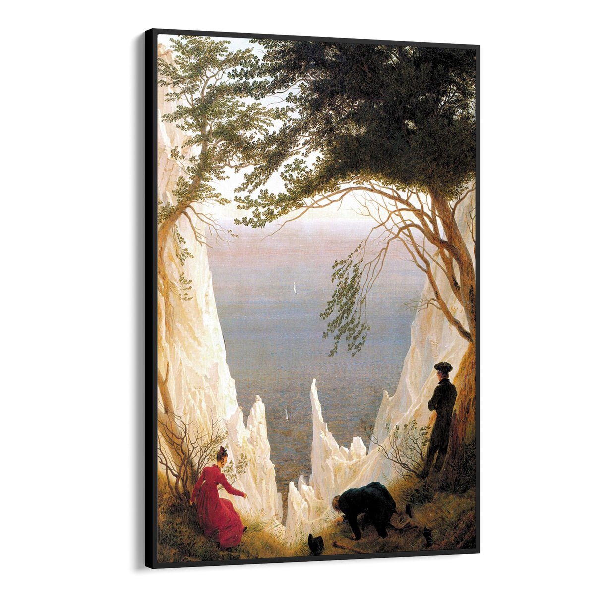 Quadro Stampa su Tela Le scogliere di Rügen, Caspar David Friedrich - CupidoDesign