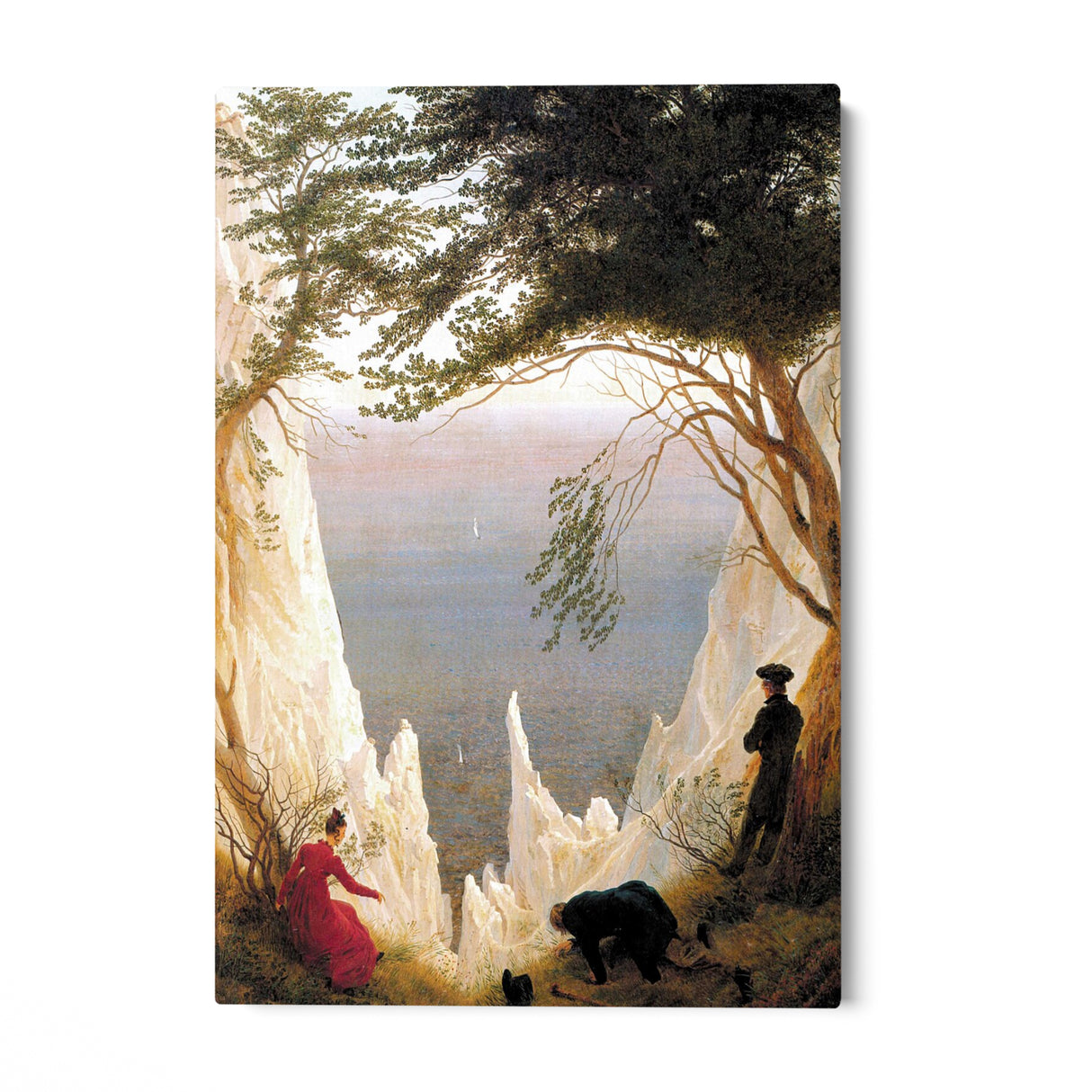 Quadro Stampa su Tela Le scogliere di Rügen, Caspar David Friedrich - CupidoDesign