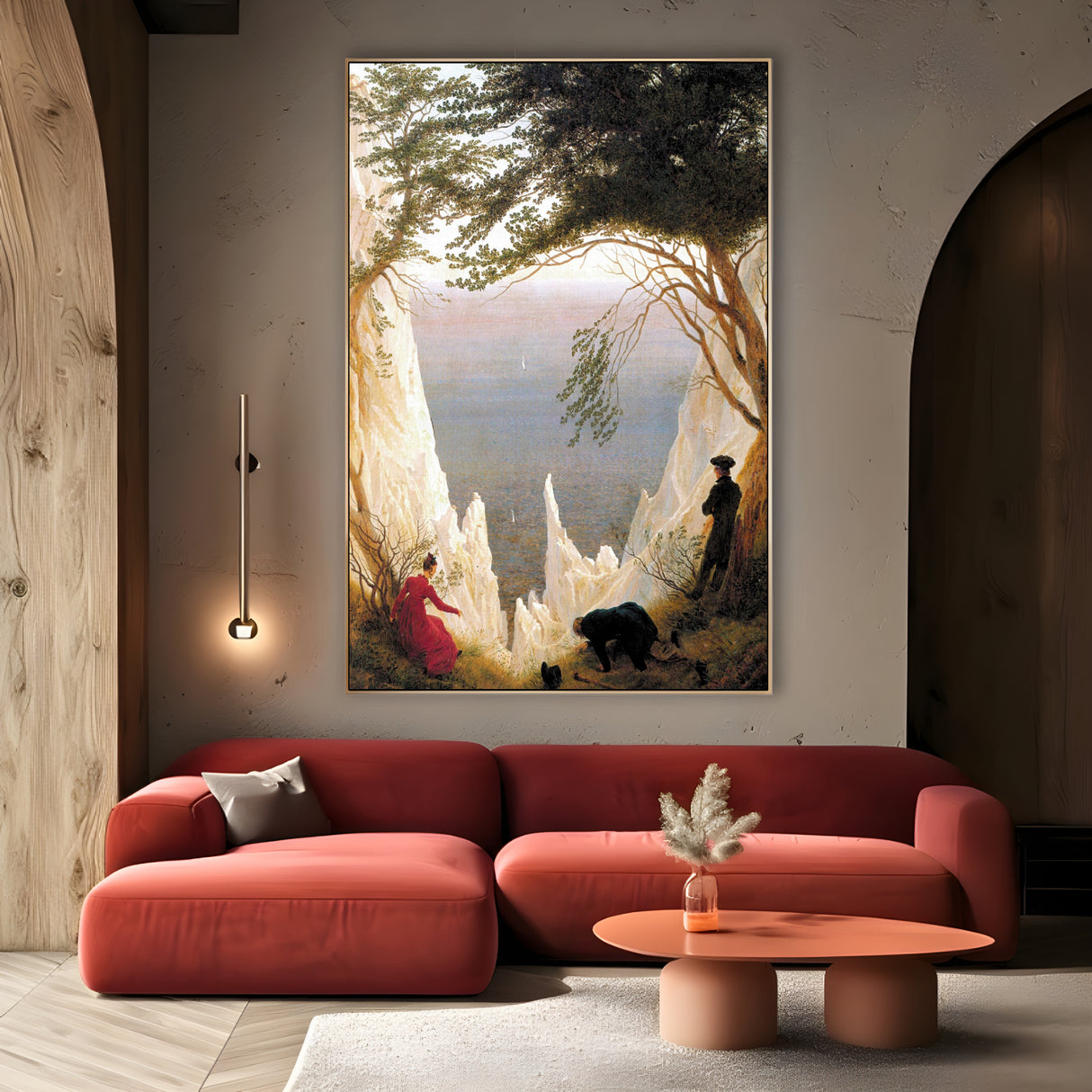 Quadro Stampa su Tela Le scogliere di Rügen, Caspar David Friedrich - CupidoDesign