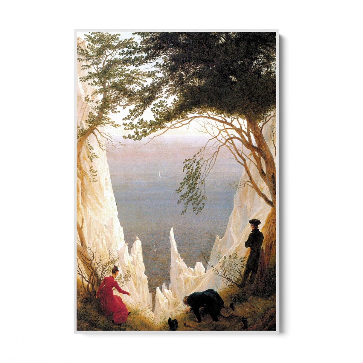 Quadro Stampa su Tela Le scogliere di Rügen, Caspar David Friedrich - CupidoDesign