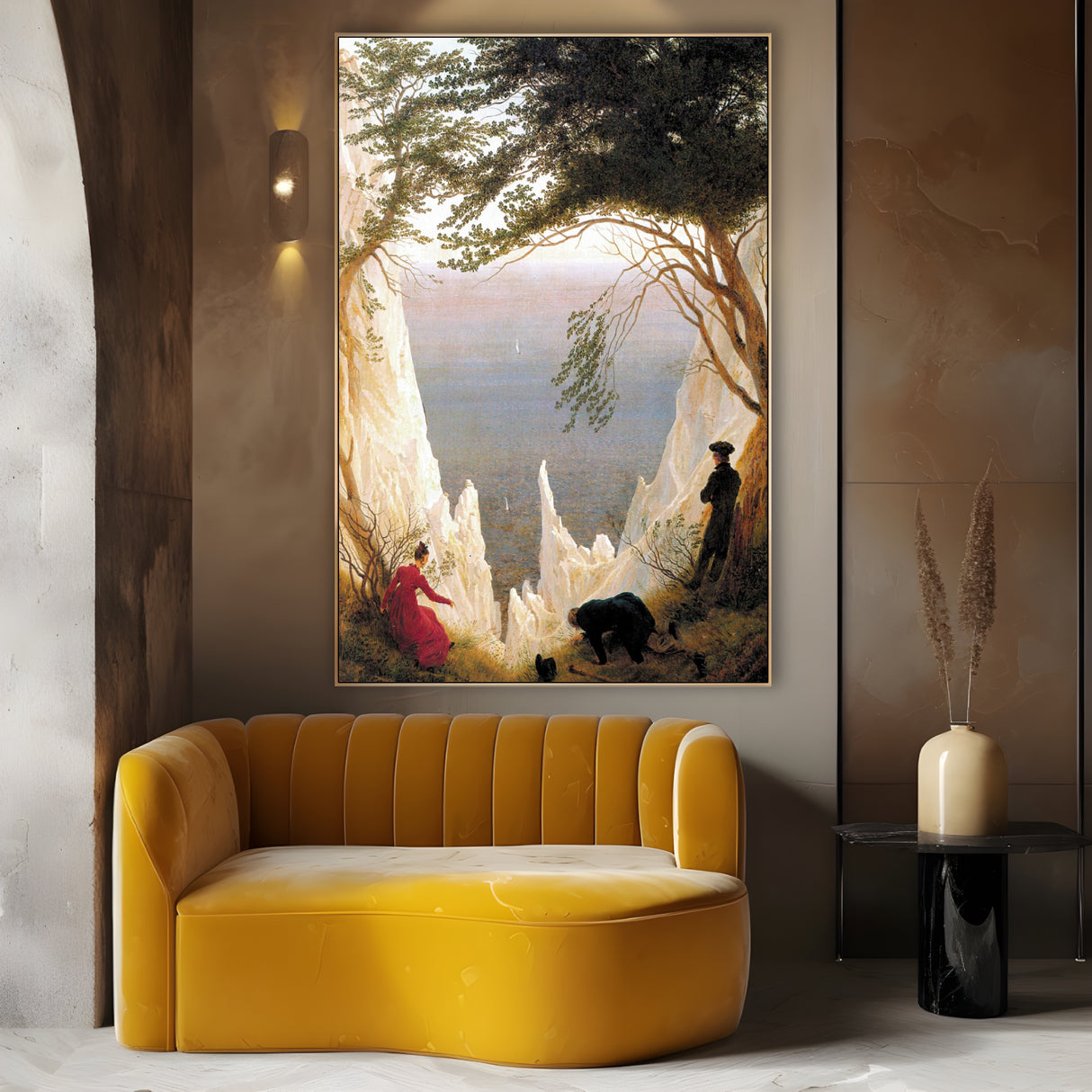 Quadro Stampa su Tela Le scogliere di Rügen, Caspar David Friedrich - CupidoDesign