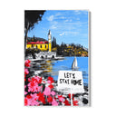 Quadro Stampa su Tela Let's Stay Home - CupidoDesign