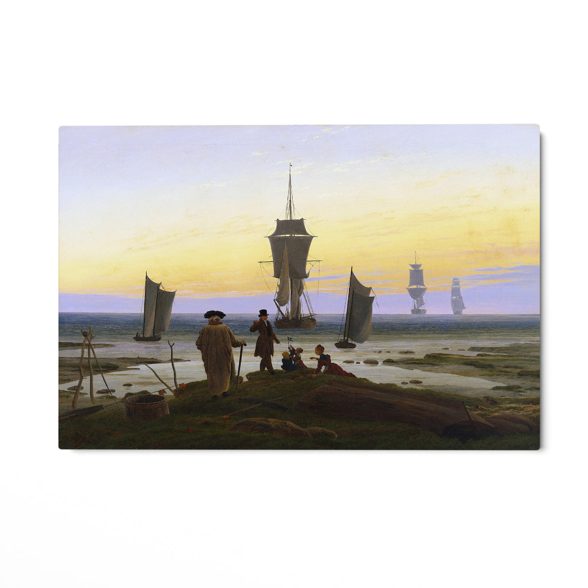 Quadro Stampa su Tela Le tre età dell'uomo, Caspar David Friedrich - CupidoDesign