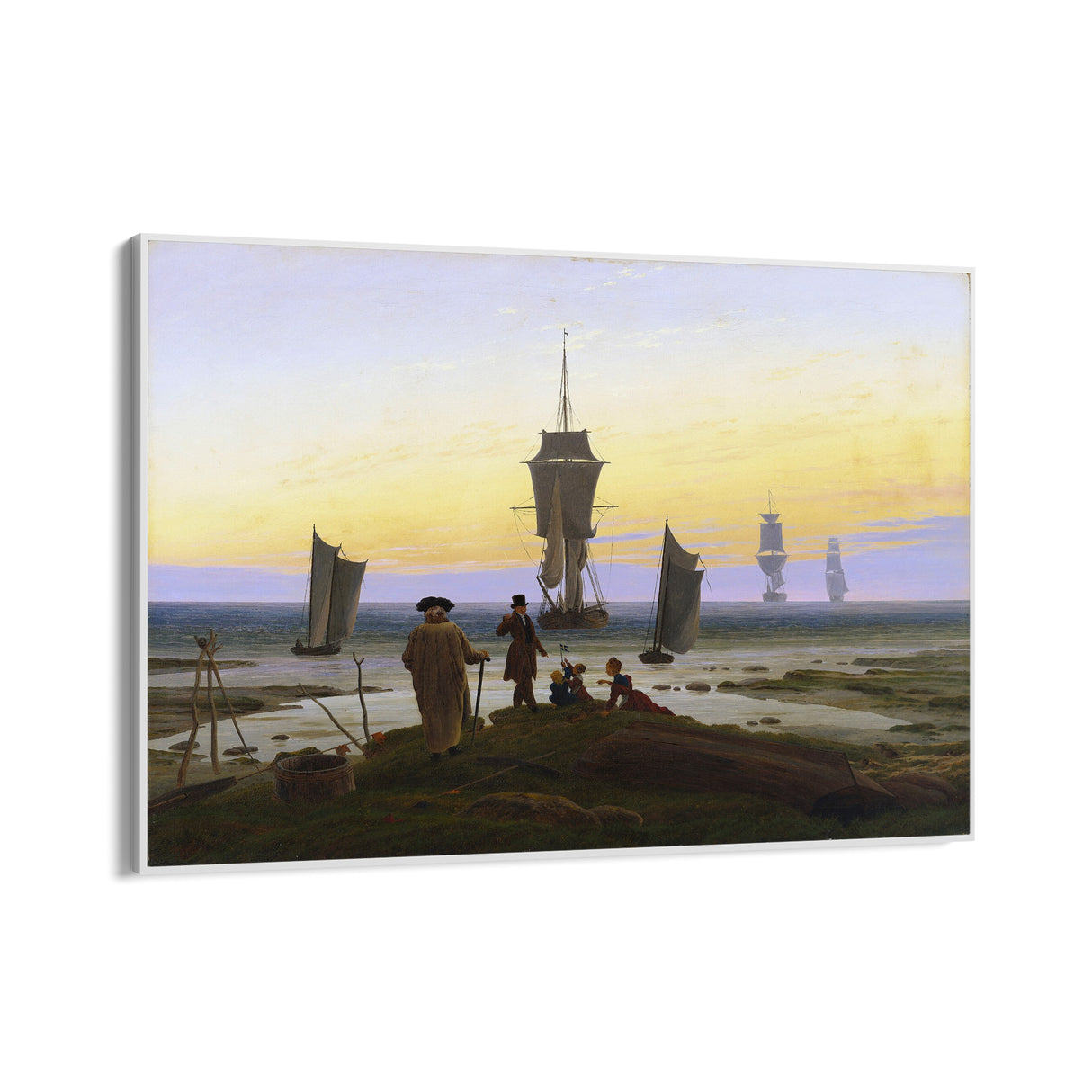 Quadro Stampa su Tela Le tre età dell'uomo, Caspar David Friedrich - CupidoDesign