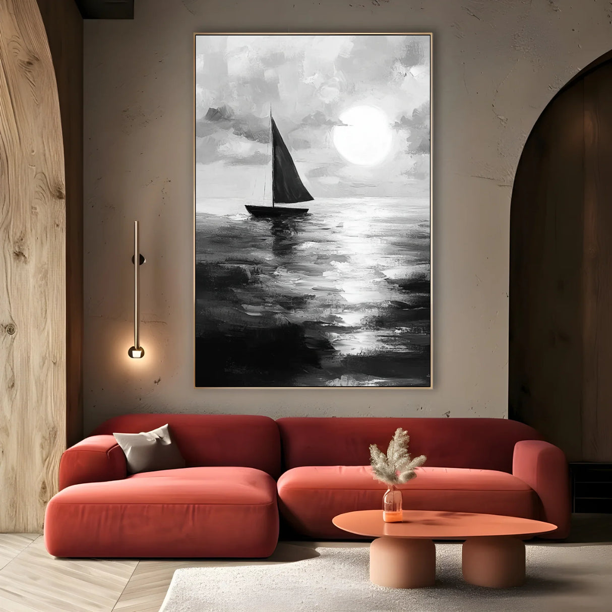 Quadro Stampa su Tela Linea Chiara - CupidoDesign