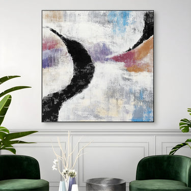 Quadro Stampa su Tela Linea Liquida - CupidoDesign