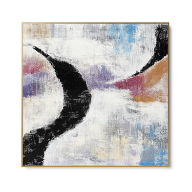 Quadro Stampa su Tela Linea Liquida - CupidoDesign