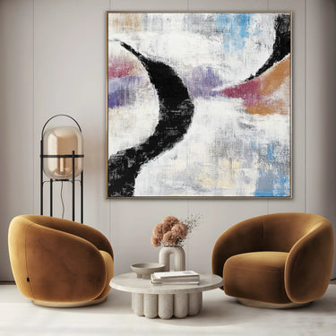 Quadro Stampa su Tela Linea Liquida - CupidoDesign