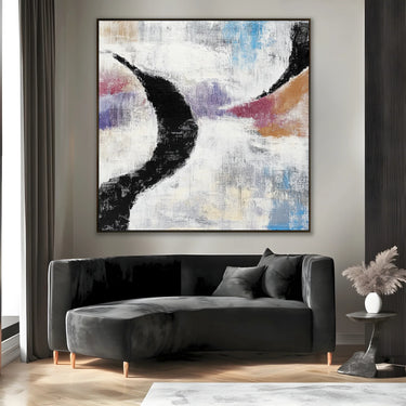 Quadro Stampa su Tela Linea Liquida - CupidoDesign