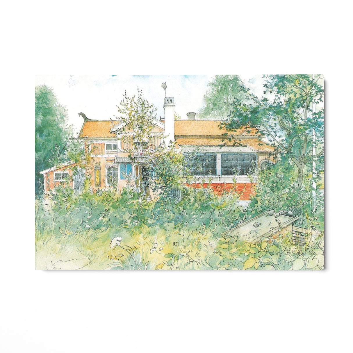 Quadro Stampa su Tela Little Hyttnäs, Carl Larsson - CupidoDesign