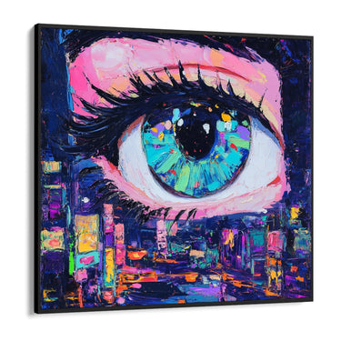 Quadro Stampa su Tela Lo stupore nei colori - CupidoDesign