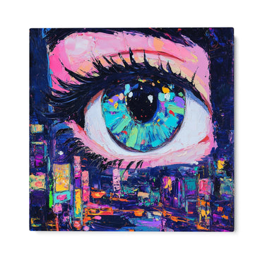 Quadro Stampa su Tela Lo stupore nei colori - CupidoDesign