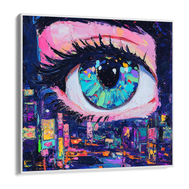 Quadro Stampa su Tela Lo stupore nei colori - CupidoDesign