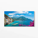 Quadro Stampa su Tela Luce Mediterranea, Amalfi - CupidoDesign