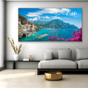 Quadro Stampa su Tela Luce Mediterranea, Amalfi - CupidoDesign