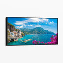 Quadro Stampa su Tela Luce Mediterranea, Amalfi - CupidoDesign