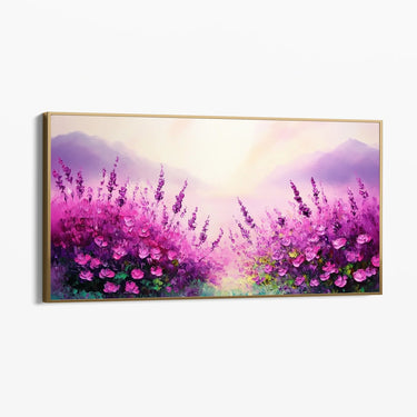 Quadro Stampa su Tela Luce Viola - CupidoDesign