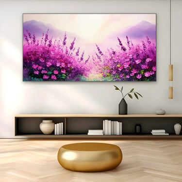 Quadro Stampa su Tela Luce Viola - CupidoDesign