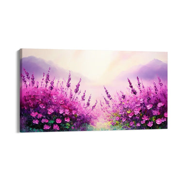 Quadro Stampa su Tela Luce Viola - CupidoDesign