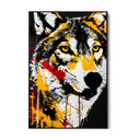 Quadro Stampa su Tela Lupo Dorato - CupidoDesign