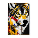 Quadro Stampa su Tela Lupo Dorato - CupidoDesign