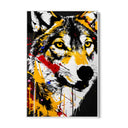 Quadro Stampa su Tela Lupo Dorato - CupidoDesign