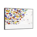 Quadro Stampa su Tela Lussuoso Colorato - CupidoDesign