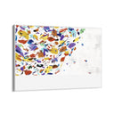 Quadro Stampa su Tela Lussuoso Colorato - CupidoDesign