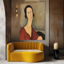 Quadro Stampa su Tela Madame Hanka Zborowska, Amedeo Modigliani - CupidoDesign