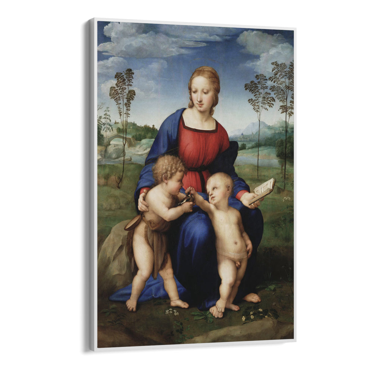 Quadro Stampa su Tela Madonna del Cardellino, Raffaello Sanzio - CupidoDesign