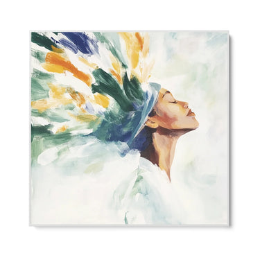 Quadro Stampa su Tela Mano Fiorita - CupidoDesign