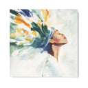 Quadro Stampa su Tela Mano Fiorita - CupidoDesign