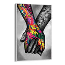 Quadro Stampa su Tela Mano nella mano - CupidoDesign