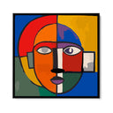 Quadro Stampa su Tela Maschera Cubista - CupidoDesign