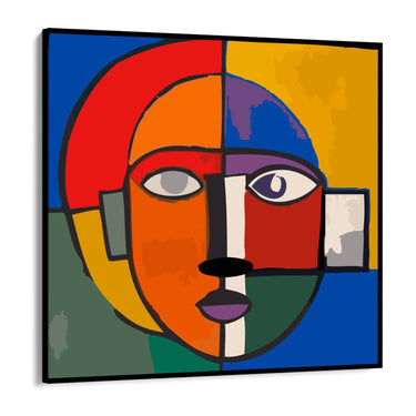 Quadro Stampa su Tela Maschera Cubista - CupidoDesign